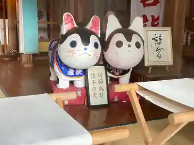 狛犬ちゃん　可愛い。癒される( *´艸｀)