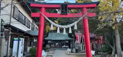 板宿八幡神社の鳥居