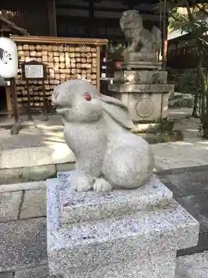 岡崎神社の狛犬