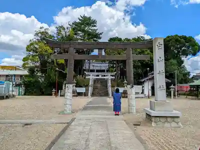 白山神社（小幡）の鳥居