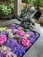 東海市熊野神社の手水