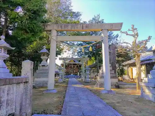 神明社（渕高）の鳥居