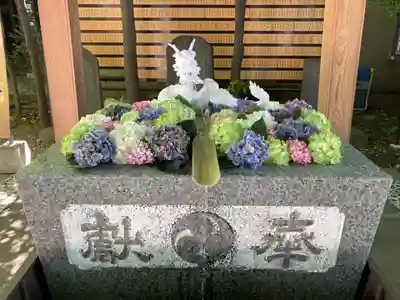 田無神社の手水舎