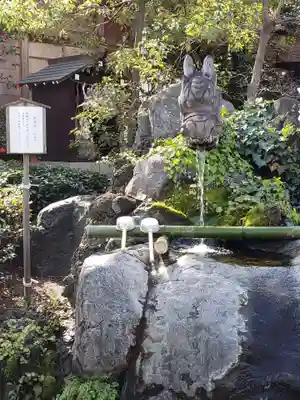 松戸神社の手水舎