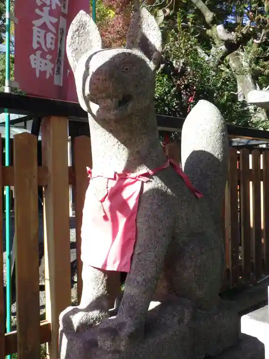 花山稲荷神社の狛犬