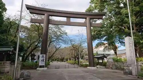 愛知縣護國神社の鳥居