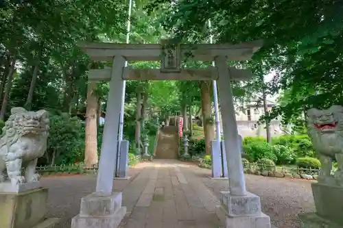 弥生神社の鳥居