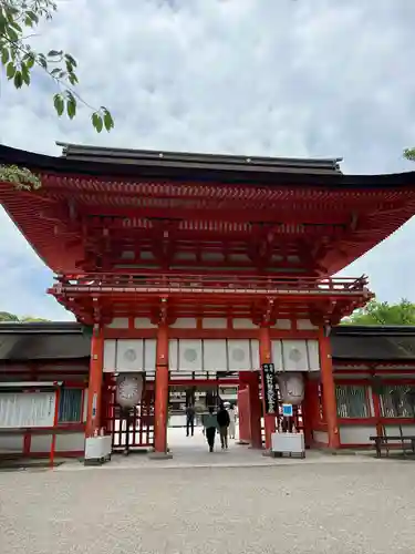 賀茂御祖神社（下鴨神社）の山門・神門