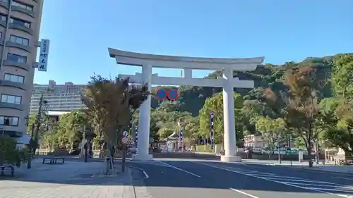 照國神社の鳥居