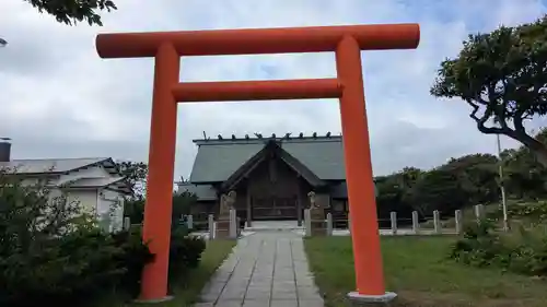 天塩厳島神社の鳥居