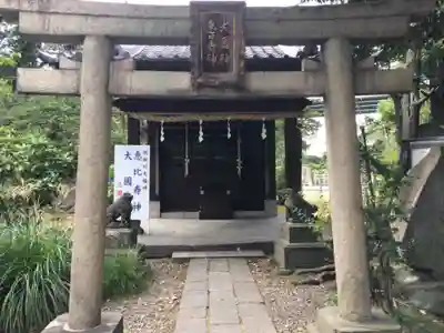 三囲神社の鳥居