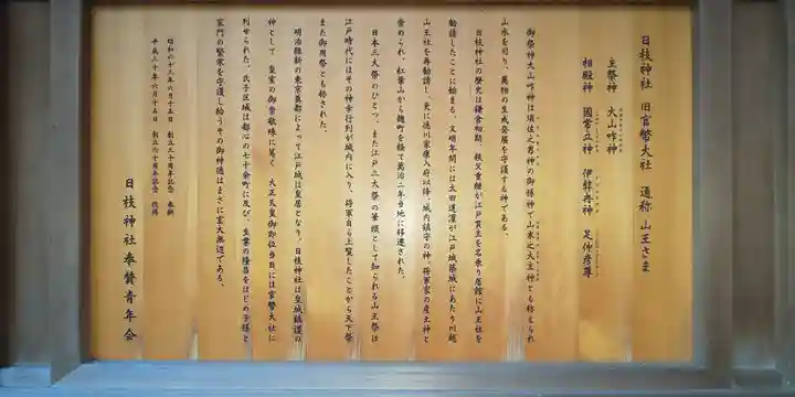 日枝神社の歴史