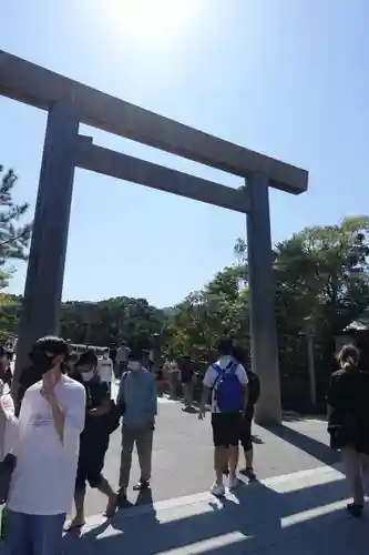 伊勢神宮内宮（皇大神宮）の鳥居