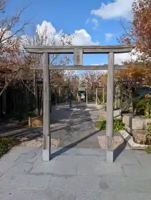 鉄道神社の鳥居