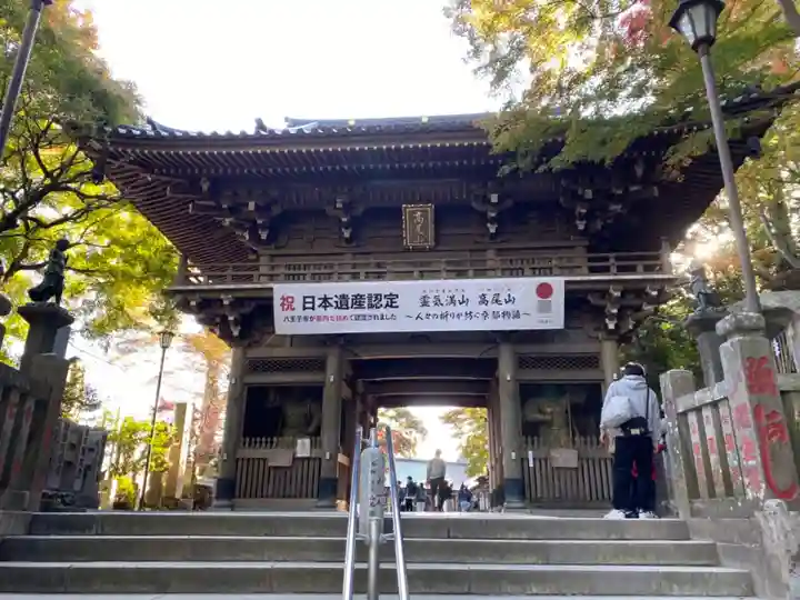 高尾山薬王院の山門・神門