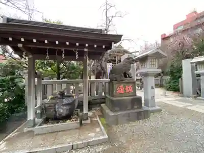 牛天神北野神社の手水舎