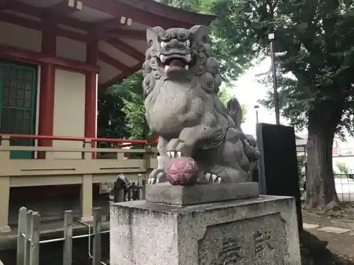 戸部杉山神社の狛犬