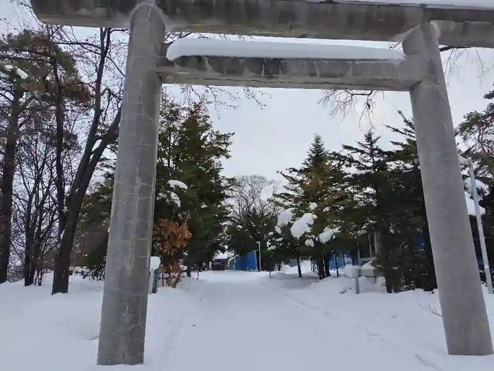 東神楽神社の鳥居