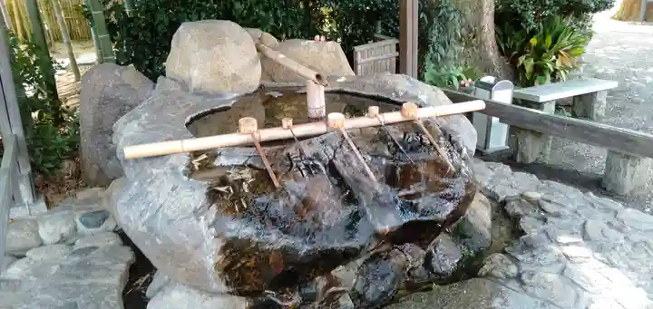 大安寺の手水舎