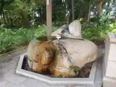 河桁御河辺神社の手水