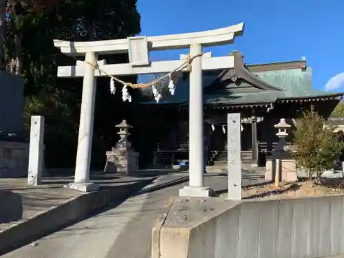 薄井神社の鳥居