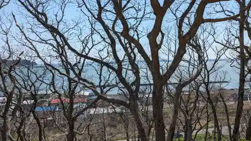 厚岸真龍神社の景色