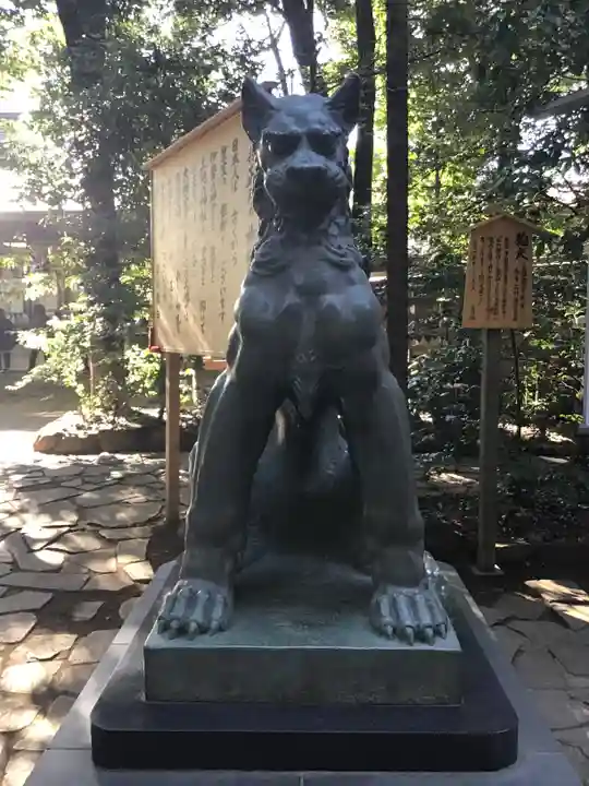 駒木諏訪神社の狛犬