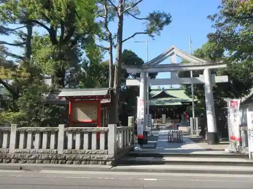 お三の宮日枝神社の鳥居