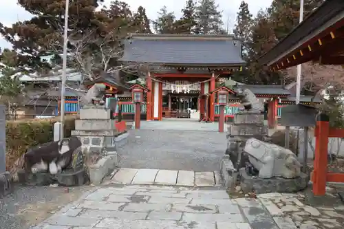 大鏑矢神社の山門・神門