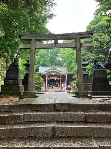 中野氷川神社の鳥居