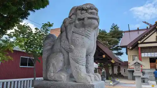 新川皇大神社の狛犬