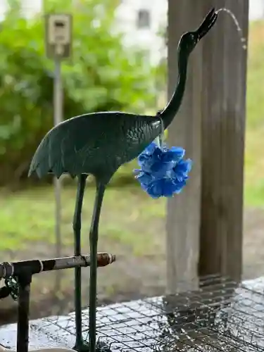 釧路一之宮 厳島神社の手水舎