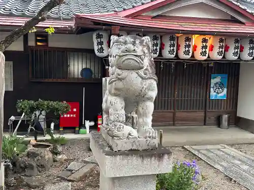 御霊神社の狛犬