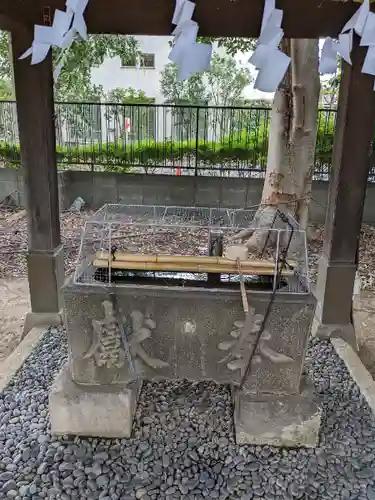 神明神社の手水