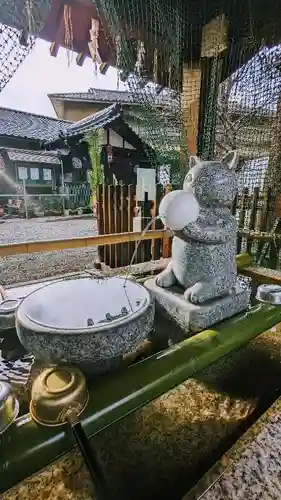 白山神社の手水