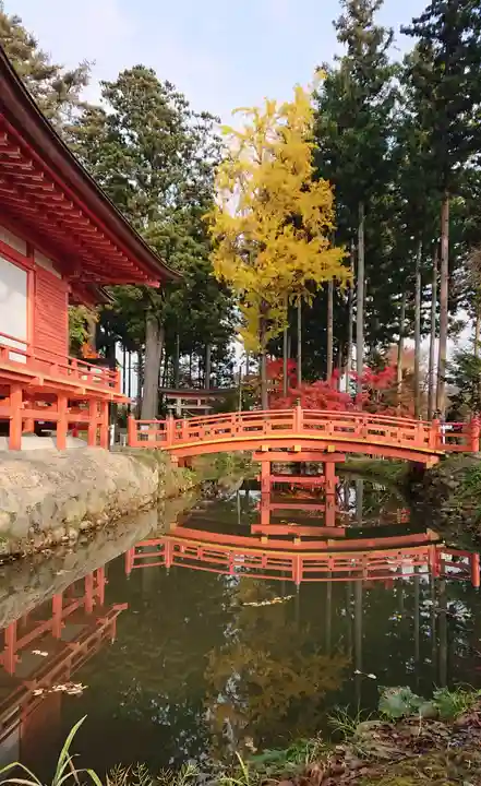 達谷西光寺の庭園