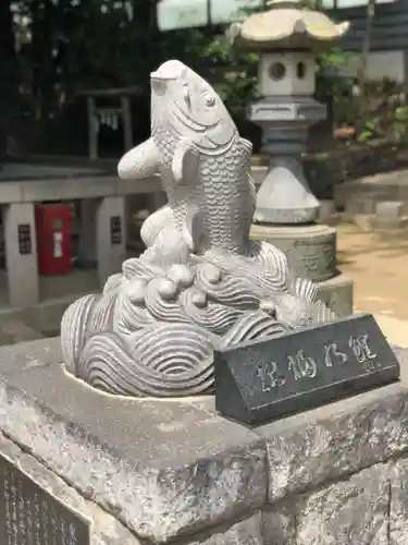 栗橋八坂神社の狛犬