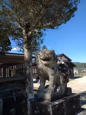 水尾神社の狛犬
