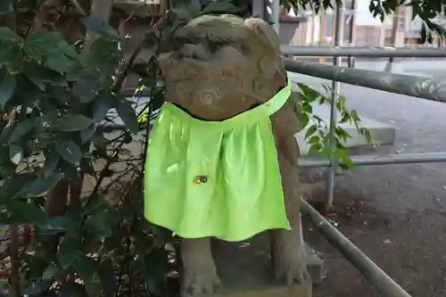 下総国三山　二宮神社の狛犬