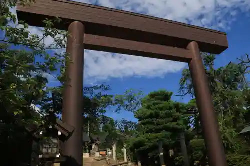 開成山大神宮の鳥居