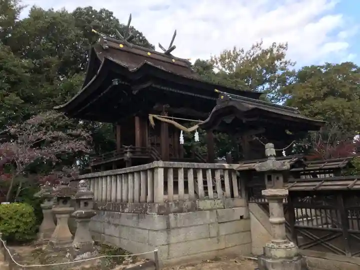 阿智神社の本殿・本堂