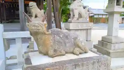 天神社(烏森天神社)の狛犬