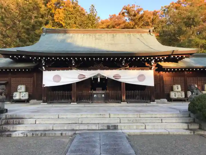 山梨縣護國神社の本殿・本堂