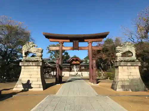 饒津神社の鳥居