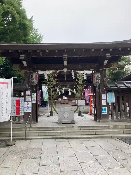 下谷神社の山門・神門