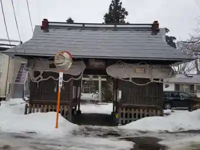 一箕山八幡神社の山門・神門