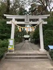 星川杉山神社の鳥居