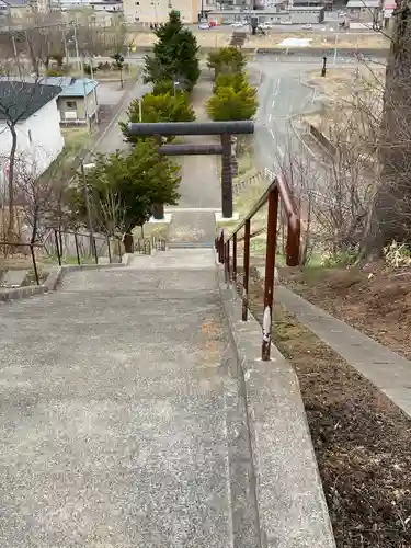 留辺蘂神社の鳥居