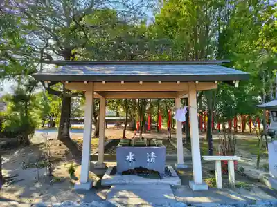 伊曽島神社の手水舎