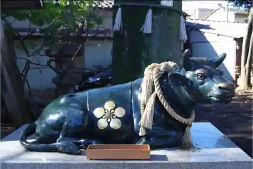 新井天神北野神社の狛犬